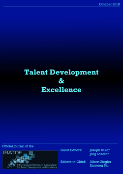 A look through the rear view mirror: Developmental experiences and