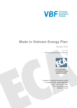 Made in Vietnam Energy Plan