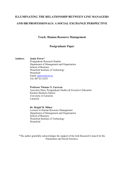 ILLUMINATING THE RELATIONSHIP BETWEEN LINE
