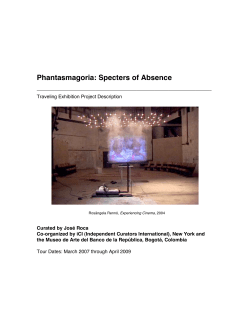 Phantasmagoria: Specters of Absence