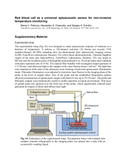 Temperature dependent behavior of the