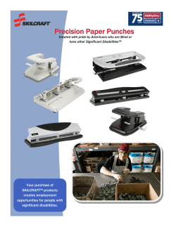 Precision Paper Punches