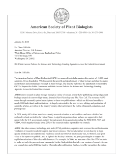 American Society of Plant Biologists
