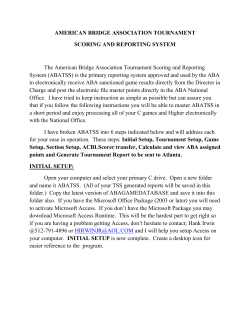 ABATSS - American Bridge Association