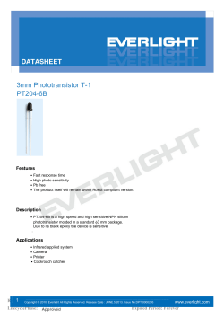 3mm Phototransistor T-1 PT204-6B