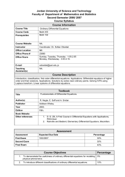 Math 102 - Jordan University of Science and Technology
