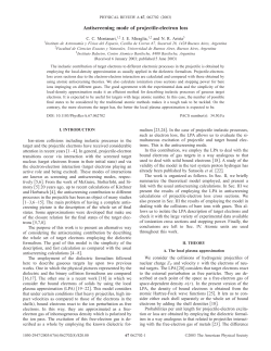 Antiscreening mode of projectile-electron loss