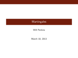 Martingales and Conditional Expectation