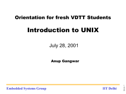 Overview - CSE@IIT Delhi