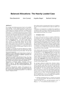 Balanced Allocations: The Heavily Loaded Case