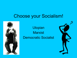 Choose your Socialism!