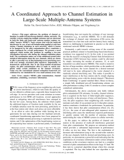 A Coordinated Approach to Channel Estimation in Large