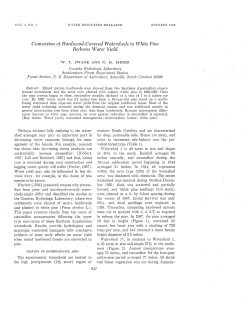 WATER RESOURCES RESEARCH OCTOBER 1968 Conversion of