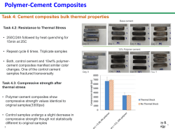 Polymer-Cement Composites Task 4
