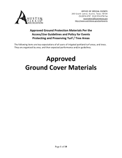 PARD Approved Ground Cover Materials_1.11.16