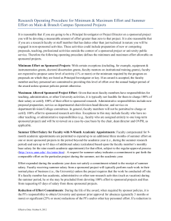 OVPR Policy - Min Effort Final 10-4-12