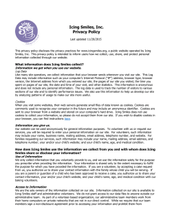 Icing Smiles, Inc. Privacy Policy