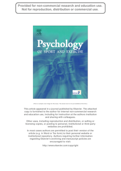 Evolutionary sport and exercise psychology: Integrating proximate