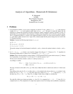 Homework II - West Virginia University