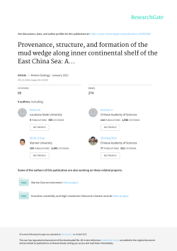 Provenance, structure, and formation of the mud wedge along inner