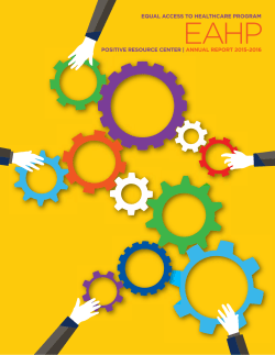 positive resource center | annual report 2015