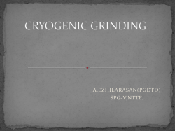 cryogenic grinding