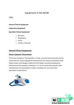 NICRF Equipment List