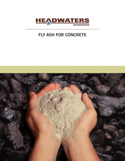 fly ash for concrete - Headwaters Resources