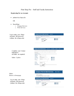 Print Shop Pro &ndash; Staff and Faculty Instructions