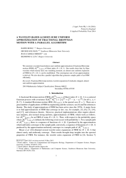 a wavelet-based almost-sure uniform approximation of fractional