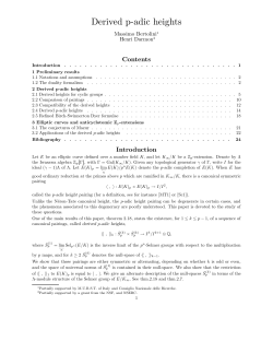 Derived p-adic heights