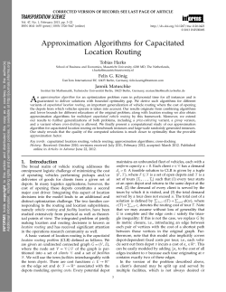 Approximation Algorithms for Capacitated