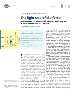 The light side of the force