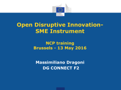 SME and Open disruptive-Mass Dragoni - Ideal-ist