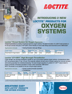 OXYGEN SYSTEmS
