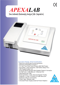 S i ai Bi s Ana er W hi C gul ia em Autom t c o hcemitry lyz ( t oa t on)