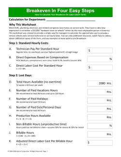 Pricing for Profit Work Sheets.pub