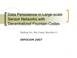 Data Persistence in Large-scale Sensor Networks with