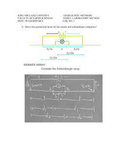 DC RESISTIVITY METHOD