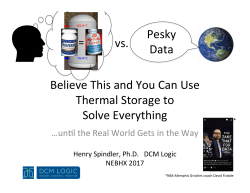Believe This and You Can Use Thermal Storage to Solve Everything