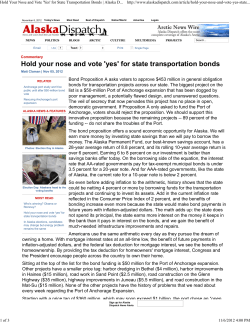 Hold your nose and vote `yes` for state transportation bonds