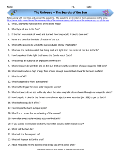 The Sun - Davis School District