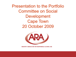 Association For Responsible Alcohol Use (ARA)