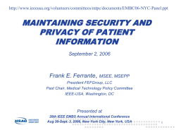 Electronic Health Record (EHR)