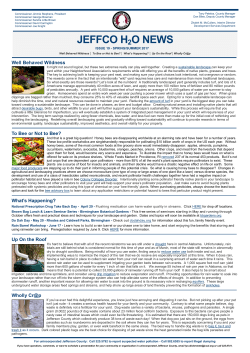 jeffco h2o news - Jefferson County