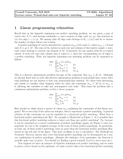 Lecture notes on a primal-dual algorithm for bipartite min