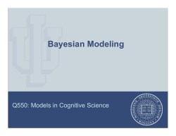 Bayesian Modeling