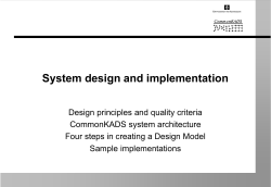 System design