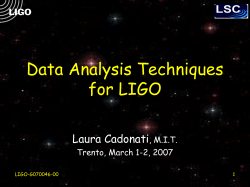 G070046-00 - DCC - LIGO Document Control Center Portal