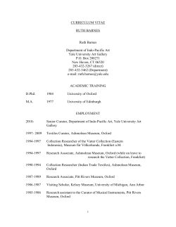 Ruth Barnes - Yale University Art Gallery